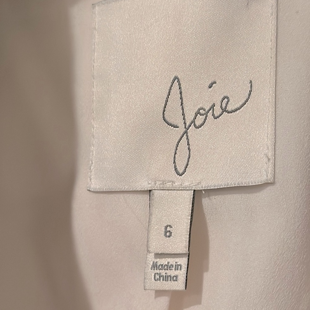 Joie Harlene Blazer Antique White Size 6 - Picture 5 of 6